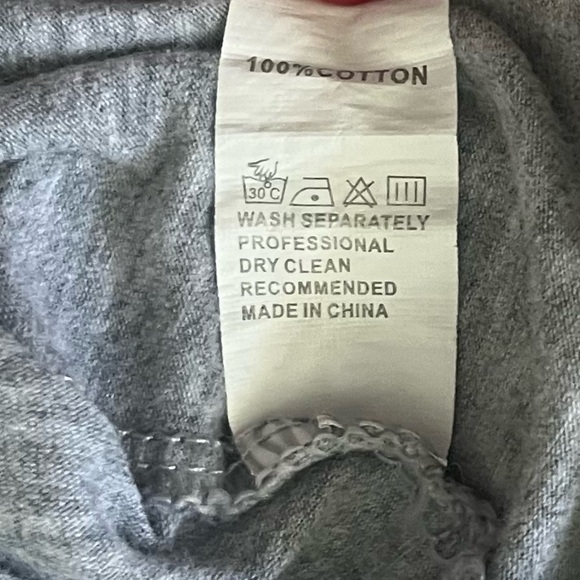 Boys casual sz 90 T-Shirt with Attitude Print gray color short sleeve round neck - Picture 8 of 8